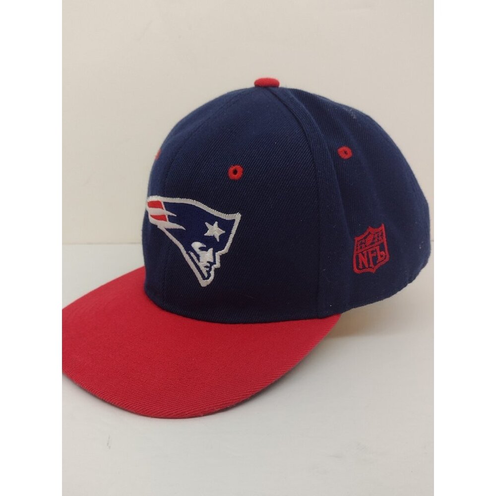 New England Patriots / Hat Cap / Blue & Red /by Leader / Strap Back Adjustable